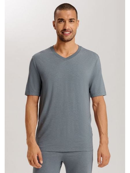 Hanro Koszulka piżamowa w kolorze szarym rozmiar: M. Szare piżamy Hanro, m, bez wzorów, bez ramiączek. Za 139.54 zł.