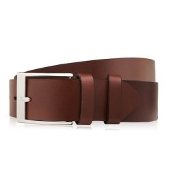 Pasek skórzany 100 cm brązowy PAOLO PERUZZI PG-05-BRS-100. Brązowe paski Paolo Peruzzi, bez wzorów, z jeansu, eleganckie. Za 59.99 zł.
