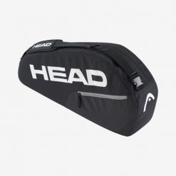 Torba na rakiety tenisowe Head Base S BK. Czarne torby na ramię Head, bez wzorów, z materiału, na ramię, bez dodatków. Za 190.00 zł.