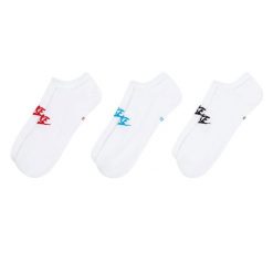Męskie Skarpetki Everyday Essential (zestaw 3 Sztuk). Białe skarpety Nike, bez wzorów. Za 95.99 zł.