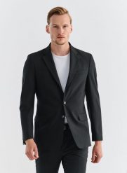 PAKO LORENTE – Marynarka garniturowa w kolorze czarnym. Czarne garnitury Pako Lorente, m, bez wzorów, z wełny. Za 1,299.99 zł.