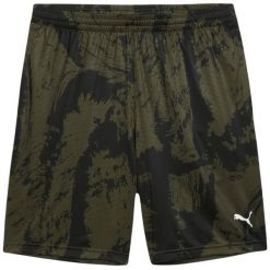 Męskie Spodenki Train All Day Z Nadrukiem Na Całej Powierzchni. Zielone szorty Puma, m, bez wzorów, sportowe. Za 211.99 zł.