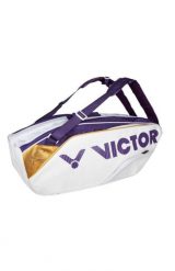 Torba 2-komorowa na rakiety BR9213TTY AJ VICTOR. Białe torby na ramię Victor, bez wzorów, z materiału, na ramię, bez dodatków. Za 409.99 zł.