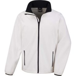 Kurtka Result Softshell Printable. Czarne kurtki RESULT, xl, bez wzorów, z materiału, bez kaptura. Za 112.30 zł.