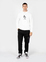 Les Hommes Bluza "Hoodie LH" | LBH1006700P | Mężczyzna | Biały. Białe bluzy Les Hommes, m, bez wzorów, z bawełny, bez kaptura. W wyprzedaży za 579.00 zł.
