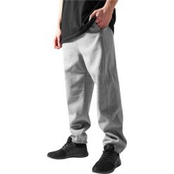Spodnie Urban Classics basic. Szare spodnie materiałowe Urban Classics, m, bez wzorów. Za 198.50 zł.