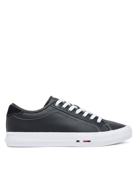 Tommy Hilfiger Tenisówki Th Hi Vulc Street Stitch FM0FM05645 Czarny. Czarne trampki Tommy Hilfiger, m, bez wzorów, bez zapięcia. Za 309.99 zł.