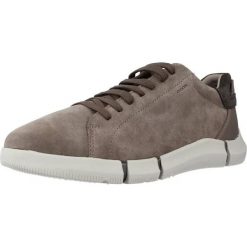 Buty GEOX U ADACTER A Beżowy. Brązowe buty turystyczne Geox, bez wzorów, ze skóry, bez zapięcia, na fitness i siłownię. Za 320.99 zł.