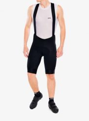 Spodenki kolarskie męskie POC Cadence Bib Shorts. Czarne spodenki rowerowe POC, l, bez wzorów, z elastanu, rowerowe. Za 676.49 zł.