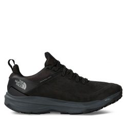 Trekkingi The North Face. Czarne buty trekkingowe The North Face, bez wzorów, bez zapięcia. Za 589.99 zł.