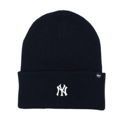 Czapka unisex New York Yankees B-BRNCK17ACE-NYA. Niebieskie czapki zimowe 47 Brand, bez wzorów. Za 96.99 zł.