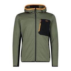 Bluza męska rowerowa CMP 34G1527. Brązowe bluzy z kapturem CMP, l, bez wzorów, z materiału, z kapturem. Za 399.99 zł.