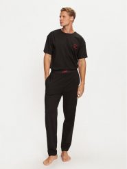 Hugo Piżama 50525331 Czarny Regular Fit. Czarne piżamy Hugo, m, bez wzorów, z bawełny, bez ramiączek. Za 599.99 zł.