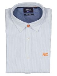 NEW ZEALAND AUCKLAND Koszula w kolorze błękitnym rozmiar: XXL. Niebieskie koszule New Zealand Auckland, xxl, bez wzorów, bez kołnierzyka, bez ramiączek. Za 132.98 zł.