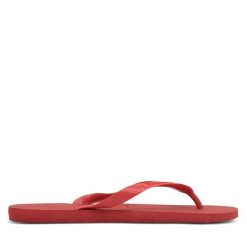 Japonki Havaianas. Czerwone japonki Havaianas, bez wzorów. Za 59.99 zł.