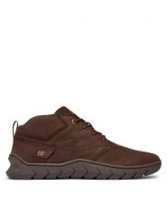 CAT Footwear Trzewiki Flexion P726986 Brązowy. Brązowe botki sznurowane CAT Footwear, bez wzorów, ze skóry, bez obcasa, bez zapięcia. Za 559.99 zł.