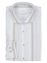 Eterna Koszula - Modern fit - w kolorze niebiesko-kremowym rozmiar: 46. Brązowe koszule Eterna, bez wzorów, z bawełny, bez kołnierzyka, bez ramiączek. Za 122.38 zł.