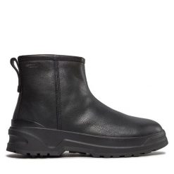 Trzewiki Vagabond Shoemakers. Czarne botki sznurowane Vagabond Shoemakers, bez wzorów, bez obcasa, bez zapięcia. Za 999.99 zł.
