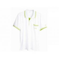 Polo JuCad. Białe koszulki polo JUCAD, m, bez wzorów, bez kołnierzyka, bez ramiączek. Za 222.00 zł.