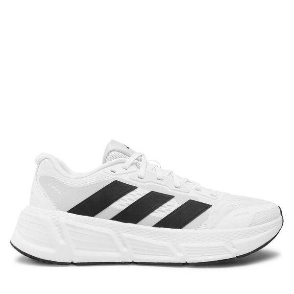 Buty do biegania adidas. Białe buty do biegania Adidas, bez wzorów, bez zapięcia, do biegania. Za 239.99 zł.