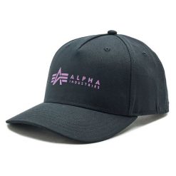 Czapka z daszkiem Alpha Industries. Czarne czapki z daszkiem Alpha Industries, bez wzorów. Za 99.99 zł.