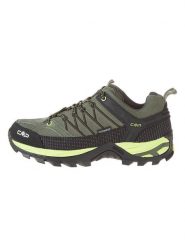 Cmp Skórzane buty trekkingowe "Rigel Low" w kolorze oliwkowo-czarno-żółtym rozmiar: 43. Brązowe buty trekkingowe CMP, bez wzorów, z materiału, bez zapięcia. Za 264.15 zł.