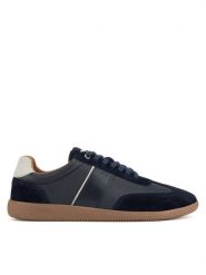 MEXX Półbuty PATRICK-01 MI24 Granatowy. Niebieskie eleganckie półbuty Mexx, bez wzorów, ze skóry, bez obcasa, bez zapięcia. Za 329.99 zł.