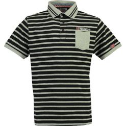 Koszulka polo "Kungfu" w kolorze szaro-czarnym. Koszulki polo marki Geographical Norway Men, w paski, z bawełny, polo, z krótkim rękawem. W wyprzedaży za 86.95 zł.