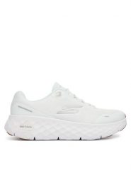 Skechers Sneakersy Go Walk Max Cushioning Flex 217113/WHT Biały. Białe buty sportowe casual Skechers, bez wzorów, z materiału, bez zapięcia. Za 339.99 zł.