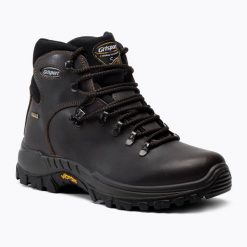 Buty trekkingowe męskie Grisport 10303D69G. Brązowe buty turystyczne Grisport, bez wzorów, z materiału, bez zapięcia, trekkingowe. Za 479.99 zł.