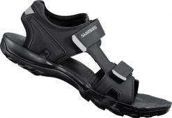 Sandały rowerowe SH-SD5L. Czarne sandały Shimano, z gumy, bez zapięcia. Za 510.60 zł.