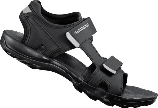 Sandały rowerowe SH-SD5L. Czarne sandały Shimano, z gumy, bez zapięcia. Za 519.00 zł.