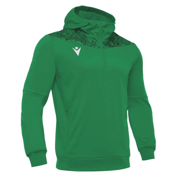Bluza z kapturem 1/4 zip Macron Ishtar. Czarne bluzy z kapturem Macron, xs, bez wzorów, z materiału, z kapturem. Za 237.50 zł.