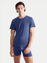 Sloggi Podkoszulek 10222373 Niebieski Slim Fit. Niebieskie podkoszulki Sloggi, l, bez wzorów, z bawełny, bez ramiączek. Za 99.99 zł.