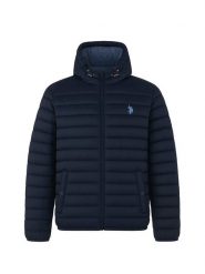 U.S. Polo Assn. Kurtka pikowana w kolorze granatowym rozmiar: S. Niebieskie kurtki U.S. Polo Assn., s, bez wzorów, bez kaptura. Za 218.45 zł.