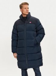 Tommy Jeans Kurtka puchowa Alaska DM0DM20605 Granatowy Regular Fit. Niebieskie kurtki Tommy Jeans, m, bez wzorów, z jeansu, bez kaptura. Za 809.99 zł.