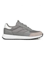 Geox Sneakersy "Molveno" w kolorze szarym rozmiar: 41. Szare buty sportowe casual Geox, bez wzorów, z materiału, bez zapięcia. Za 162.49 zł.