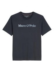 Marc O´Polo Koszulka w kolorze granatowym rozmiar: M. Niebieskie koszulki polo m, bez wzorów, z bawełny, bez kołnierzyka, bez ramiączek. Za 83.22 zł.