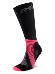 X-Bionic Skarpety "Run Triple Helix" w kolorze czarno-różowym do biegania rozmiar: 39-41. Czarne skarpety X BIONIC, bez wzorów. Za 60.99 zł.