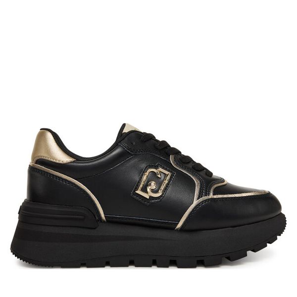 Sneakersy Liu Jo. Czarne espadryle Liu Jo, bez wzorów, bez obcasa, bez zapięcia. Za 449.99 zł.