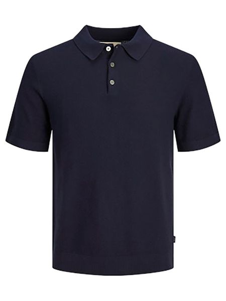 Jack & Jones Koszulka polo w kolorze granatowym rozmiar: S. Niebieskie koszulki polo Jack & Jones, s, bez wzorów, bez kołnierzyka, bez ramiączek. Za 74.81 zł.