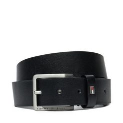 Pasek Męski Tommy Hilfiger. Czarne paski Tommy Hilfiger, bez wzorów. Za 159.99 zł.
