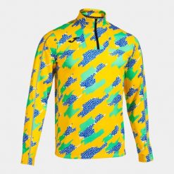 Bluza do biegania męska Joma R-Trail. Niebieskie bluzy bez kaptura Joma, l, bez wzorów, z elastanu, bez kaptura. Za 102.32 zł.