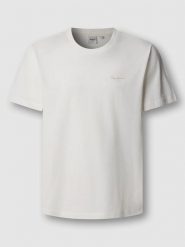 Pepe Jeans Koszulka "Jacko" w kolorze białym rozmiar: M. Białe bezrękawniki Pepe Jeans, m, bez wzorów, z bawełny, bez kołnierzyka, bez ramiączek. Za 74.46 zł.