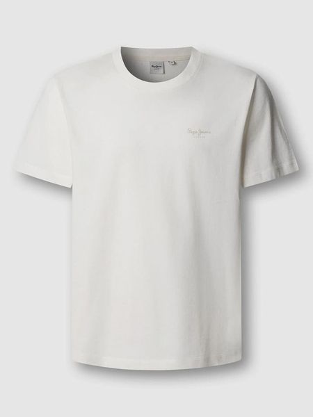 Pepe Jeans Koszulka "Jacko" w kolorze białym rozmiar: M. Białe bezrękawniki Pepe Jeans, m, bez wzorów, z bawełny, bez kołnierzyka, bez ramiączek. Za 74.46 zł.