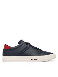 Tommy Hilfiger Sneakersy Premium Lth Vulc Long Lace FM0FM05948 Granatowy. Niebieskie buty sportowe casual Tommy Hilfiger, bez wzorów, ze skóry, bez zapięcia. Za 489.99 zł.
