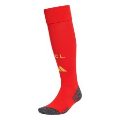 GETRY RC LENS 26/27. Czerwone legginsy długie sportowe Adidas, l, z aplikacjami, z bawełny, do piłki nożnej. Za 99.95 zł.