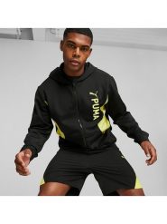 Puma Kurtka sportowa "Fit" w kolorze czarnym rozmiar: M. Czarne kurtki outdoor i hardshell Puma, m, bez wzorów, bez kaptura, outdoorowe. Za 101.70 zł.