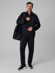 4F Spodnie treningowe szybkoschnące męskie - czarne XXL. Czarne spodnie treningowe długie 4F, m, bez wzorów, ze skóry. Za 179.99 zł.