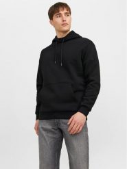 Jack&Jones Bluza Bradley 12249340 Czarny Relaxed Fit. Czarne bluzy Jack&Jones, m, bez wzorów, z bawełny, bez kaptura. Za 109.99 zł.